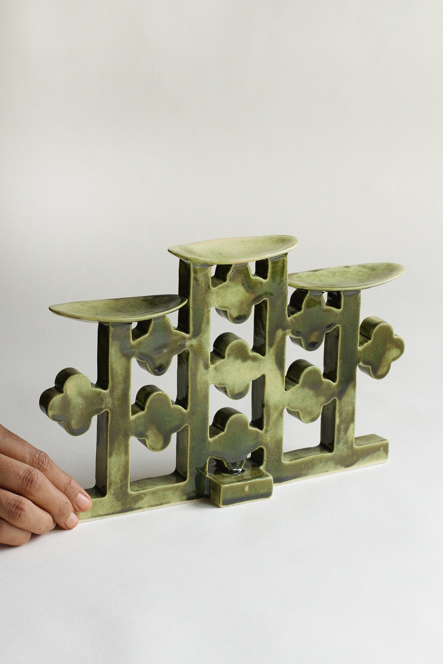 Candle Stand - Green