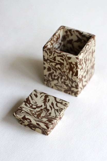 Nerikomi Lidded box 07